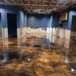Metallic epoxy