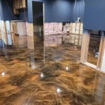 Metallic epoxy