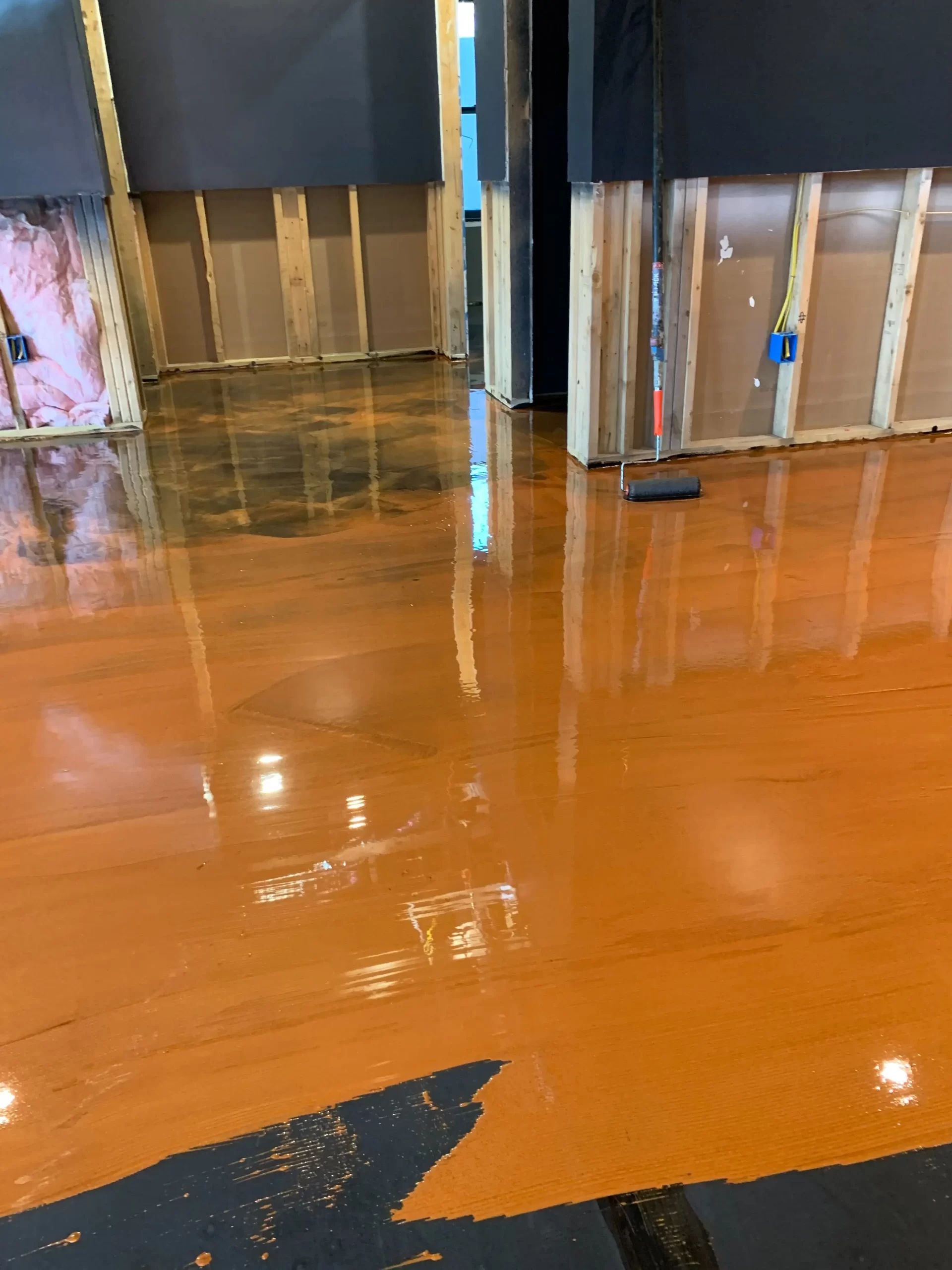Metallic Epoxy Basement Floor Epoxy