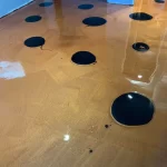 Epoxy Metallic Basement Floor Gramajos